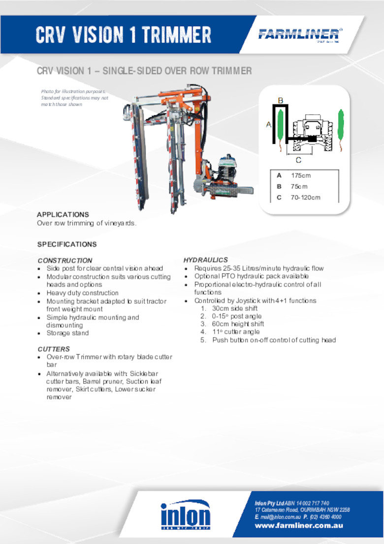 CRV Vision 1 Trimmer